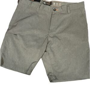 Hawke & Co Mens Size 38 Heather Gray Polyester Shorts NWT